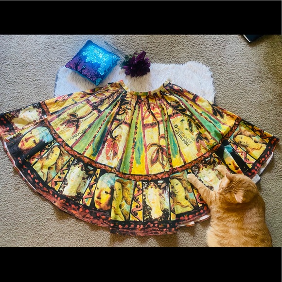 COPY - Girl Pearl Earring Pleated Skirt Sequin Floral 2 S - Picture 1 of 16